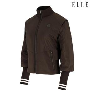 엘르골프 세이브존01 여성 소매 니트 포인트 스윙 패딩 점퍼 6J81352 600