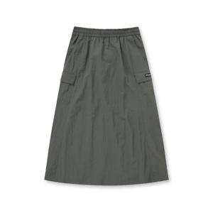 디스커버리반바지 AQS DWSK41044-GRD 여성 파라슈트 스커트