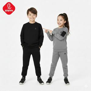 [블랙야크키즈]O루트니트맨투맨세트 1BKSEFU903