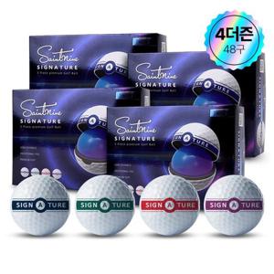 세인트나인 뉴 시그니처 퍼팅트랙 3피스 골프공 4더즌 (48구) _V