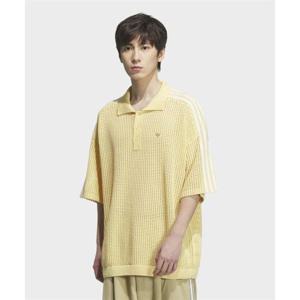 아디다스 리조트 크로쉐 폴로 티 - 옐로우 KE5814 249384