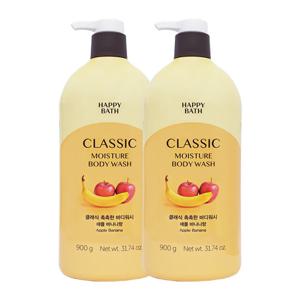 해피바스 정말 촉촉한 바디워시 900g x2