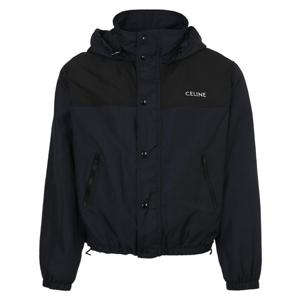 25FW RV0SV0K56 07MR 셀린느 로고 자수 윈드브레이커 네이비 자켓