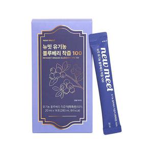 뉴밋 유기농 블루베리 착즙 100 1박스