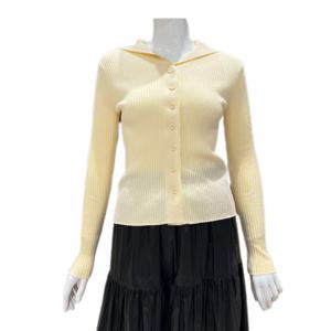 [나인스텝]러스카라 브이넥 골지니트N26NW6113