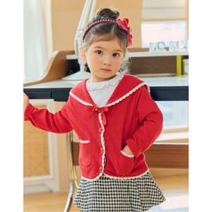 프렌치캣 (Q51DAW011R1) RED 세일러 니트 CD