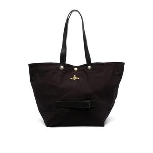 비비안웨스트우드 로고 장식 토트 백 4205007GW00IWET