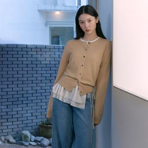[잇미샤] 26 S S 레귤러핏 라운드넥 울 가디건 ITQ2ZCD980