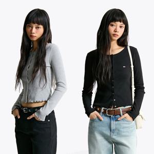 [공식][타미진스] 슬림 립 스냅 버튼 탑 2종 택1 (T32F0TTO01TWT2)