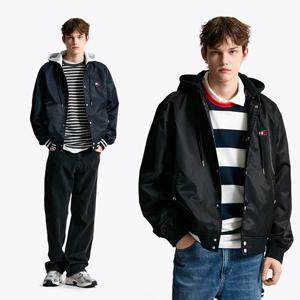 [공식][타미진스] [UNISEX] 오버핏 바시티 후드 재킷 2종 택1 (T32F0WJC10TML1)