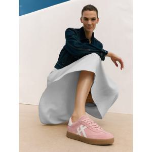 [핏플랍][삼성물산공식] DASH 스웨이드 스니커즈  웜 핑크/어반 화이트 (FT61K2N127)