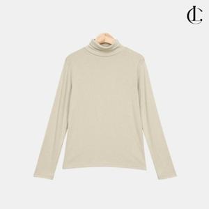 엘케이트 여성 겨울 데일리 스판 기모 안감 기본 목폴라 이너 티셔츠 LAC002