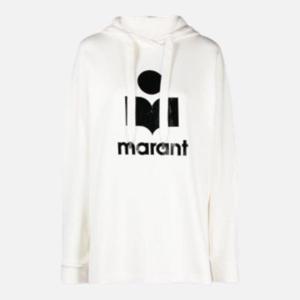 (여성)이자벨마랑 23FW Marly 빅로고 화이트 후드 SW0059FA A3M12E 20WH