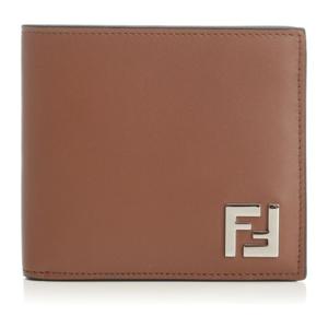 펜디 스퀘어드 FF 가죽 캔버스 반지갑 7M0356AFF2 F1SCD