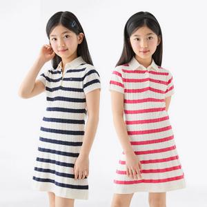 [공식][타미힐피거] 스웨터 드레스 2종 택1 (T42F0RDR100GT1)