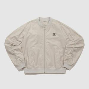 엄브로자켓 LQC UQ122CJK26-OBE 우먼스 코팅 봄버 자켓 OATMEAL BEIGE