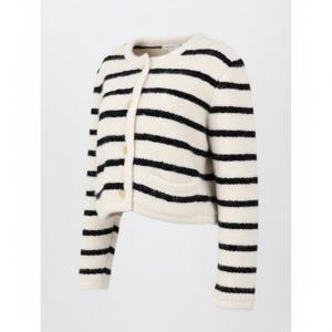 CELINE 스트라이프 크롭 가디건 (2AP7A740X 38EC)