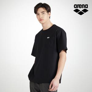 아레나스포츠 유니 체스트포켓 반팔 티셔츠 S3MC1RT12BLK