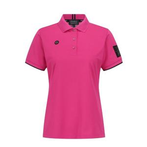 여성 스마일 골퍼 프린팅 반팔 카라 티셔츠 521F1TO101PK