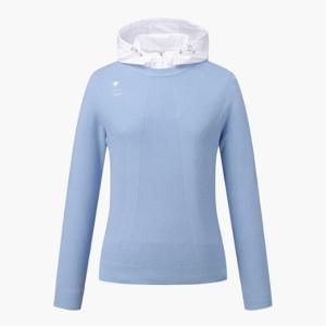 데상트골프웨어 GQC DQ11WFKP13-SBLG 여성 2IN1 스웨터(후드) / Sky Blue