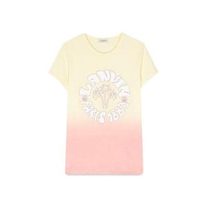 랑방 키즈 여아 옐로우 반팔 티셔츠 N15087K_513