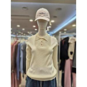 부루앤쥬디 세이브존03 부루앤쥬디 반오픈 골지 카라 니트 AGBBRCPO210BA