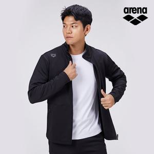 아레나스포츠 유니 베이직 스몰로고 트레이닝 자켓 S3FC1SJ41BLK