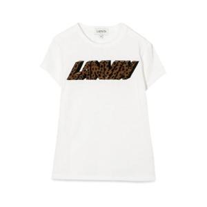 랑방 키즈 여아 화이트 로고 반팔 티셔츠 N15062K_117