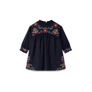 끌로에 키즈 여아 네이비 꽃 원피스 C02332K_859