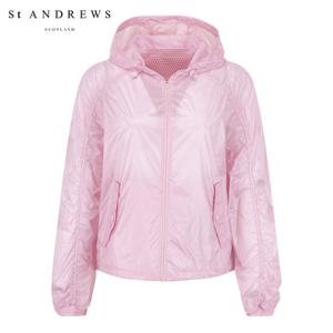 [세인트앤드류스] 여성 메쉬 레이어 셔링 점퍼 821F1JP004_PK