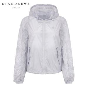 [세인트앤드류스] 여성 메쉬 레이어 셔링 점퍼 821F1JP004_GY