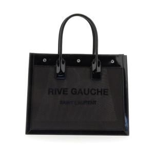 생로랑 여성 블랙 스몰 토트백 743153_FABXI1000