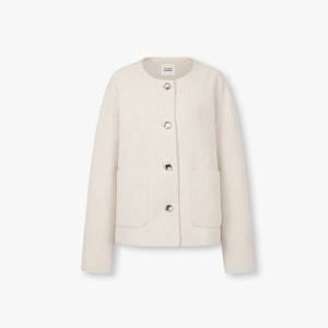 [스튜디오 톰보이]빅포켓 라운드넥 트위드 자켓 9176112972