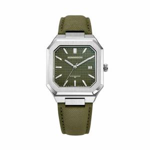 [마션틴트(잡화)][로만손] 오디에 옥타고논 스퀘어 남성 가죽시계 RWTLMM6BS001WHOL0