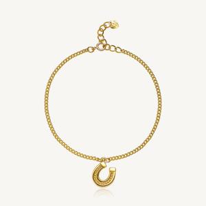 수앤진골드 채움 말발굽 체인 팔찌 24K 순금 4.5g