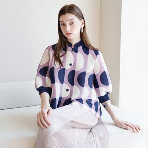 [요이츠] 하프문 그래픽 플리츠 자켓_YJ04WNPJK02