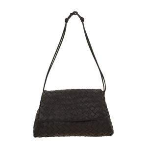 보테가베네타 인트레치아토 위빙 가죽 플랩 숄더백 857657 V3IV