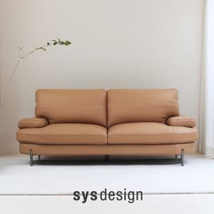 [NEW][시스디자인] 휴밍 3인 천연면피가죽 소파