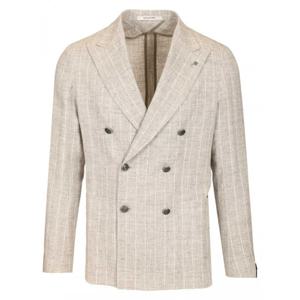 [TAGLIATORE] 라프리마 남성 MONTECARLO DOPPIO PETTO GESSATO 67 LINO 33 POLIAMIDE 1SMC20K850049 T3259 베이지 /15