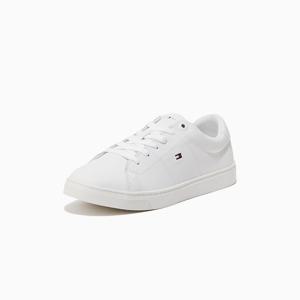 [공식][타미힐피거] [UNISEX] 하나 레더 컵솔 스니커즈 (T52F1ARSC01WT1YBI)