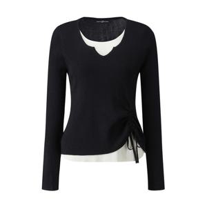 [나인식스뉴욕]데일리 레이어드 셔링 긴팔 니트 (NP3KT006L0)