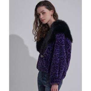 [르니앤맥코이] 레오파드 빅카라 페이크 퍼자켓 MM12MJ301HJY