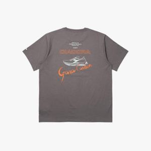 디아도라반팔티 AQS D5121RRS08GRS 가라카본 그래픽 반팔 티셔츠 GREY