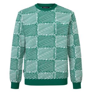 [와이드앵글]남성 CO 스퀘어 체크 라운드 스웨터 풀오버(WMP26K51G8)