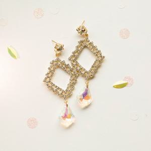 [폭스타일] 프라임 크리스탈 귀걸이