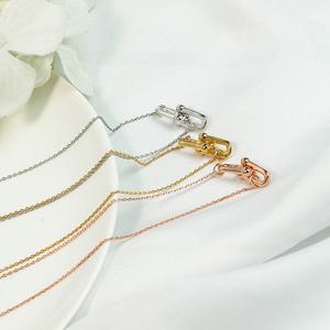 [폭스타일] [실버] 심플 투링 목걸이