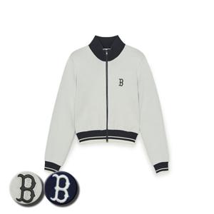 MLB 여성 바시티 레터링 집업 가디건 (3FKCV0161)