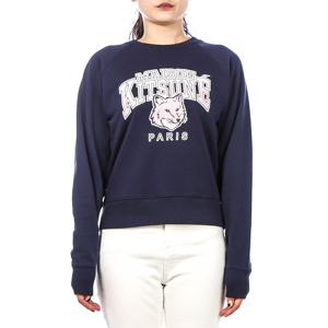 [메종키츠네] (LW00301KM0001 NAVY) 여성 캠퍼스 폭스 맨투맨