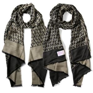 로고 패턴 4Y2ED020 HPQ E21 머플러 스카프