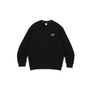 리복 24SS 웜업 맨투맨 - 블랙 RETS4EM25BK